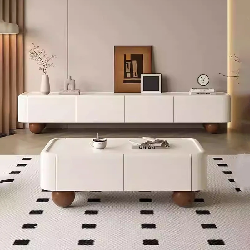 Italian Cute Tv Stand With Drawers Storage Bedroom Trendy Tv Stand Premium Beauty Mueble De Sala Modernos Home Furniture