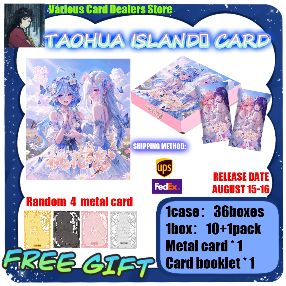 Wholesale 2026 New Taohua Island‌1 Goddess Story Waifu Cards Limited Edition Toys Birthday Gift