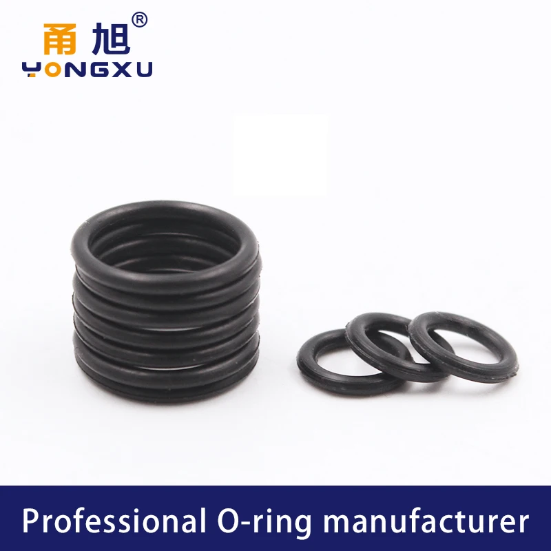 Thickness 1/1.9/5.7mm CS O-ring wholesale link NBR nitrile rubber gasket seal o ring Waterproof rubber elastic free shipping