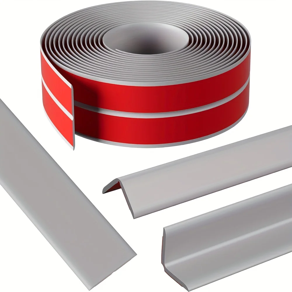 3-meter-long table corner protector, PVC male corner strip, self-adhesive edge strip with male and female corner lines.