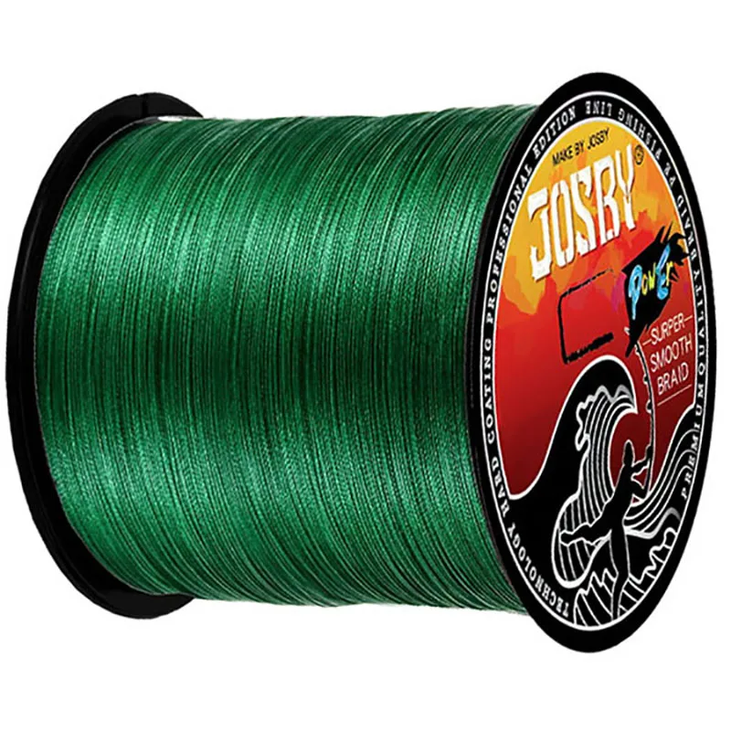 JOSBY 4 8 Strands Multifilament  Braided Fishing Line Japanese Material Smooth Carp PE Wire 300M 500M Multicolor Strong Thread