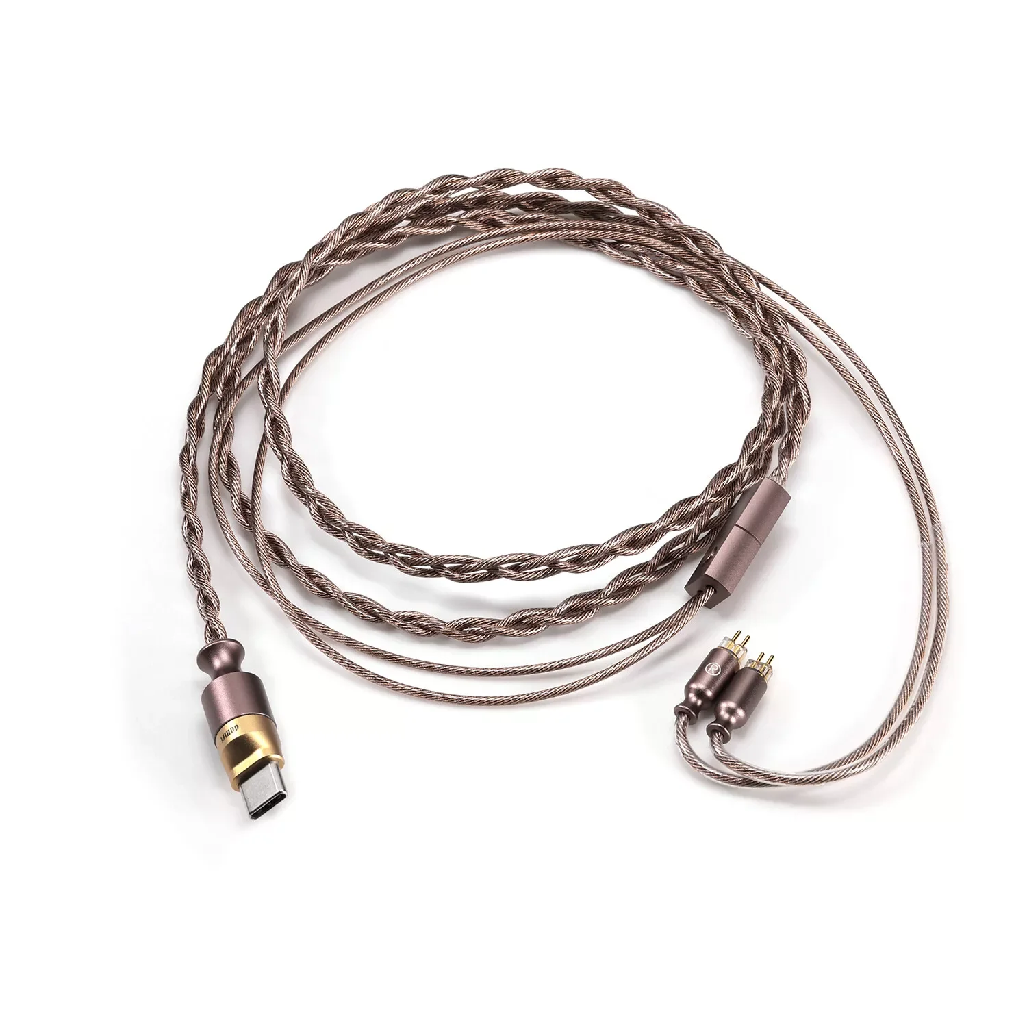 

DDHiFi M130B Coffee Cable Professional All-in-one USB-C Decoding Upgrade Cable, Supports In-Line Controls and Microphone