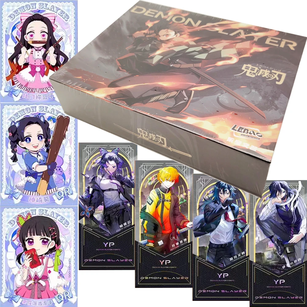 Wholesale Demon Slayer Collection Cards Anime Characters Exclusive Design Gorgeous Retro Illustration Cards Toys Gifts for Kids