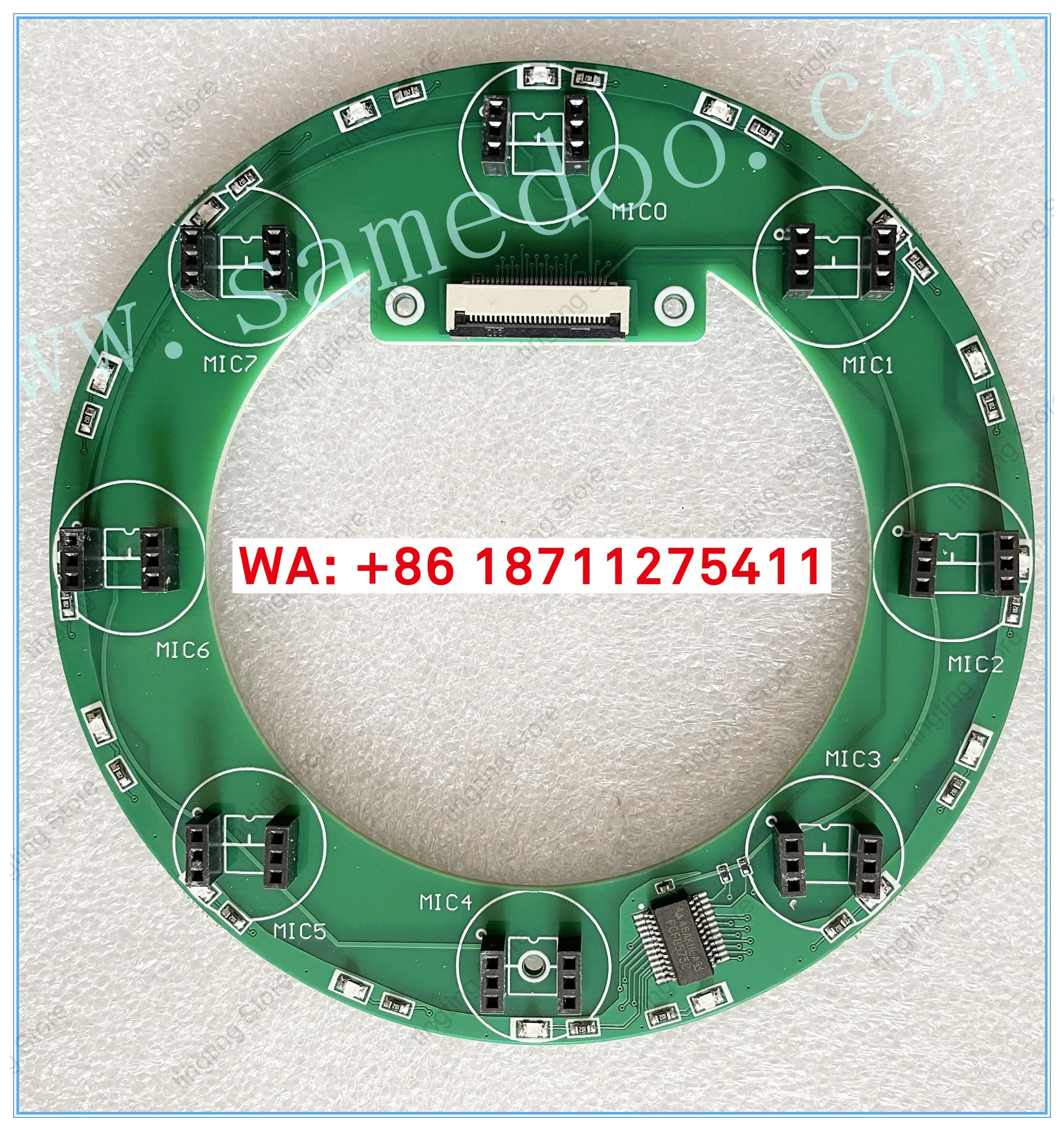 Microphone Array 8 Element Circular Array Kit