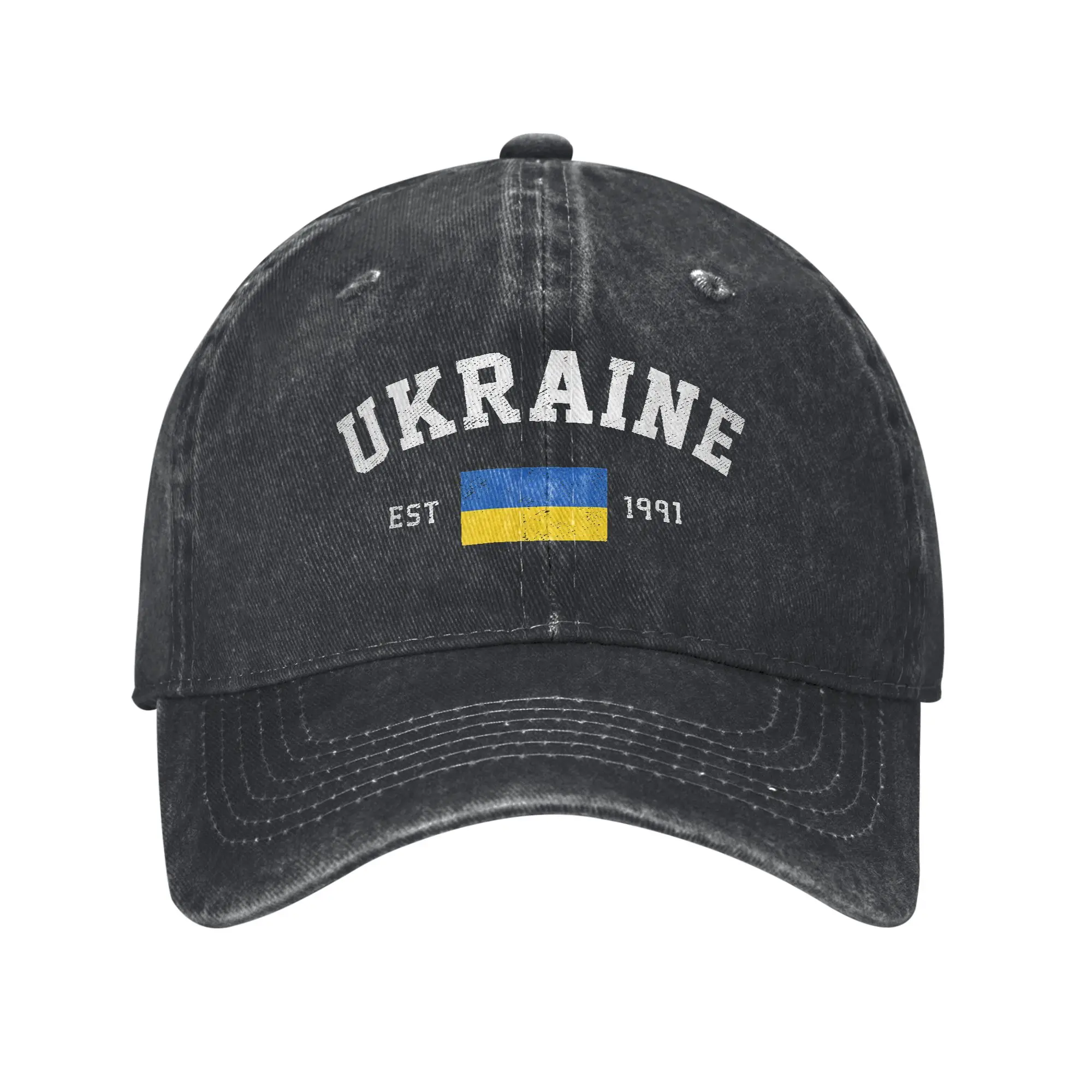 Ukraine Est Baseball Cap Sun  Outdoor Gym Dropshipping Washed Trucker Hat Unisex Men y2k Cute Custom Logo Snapback Cap