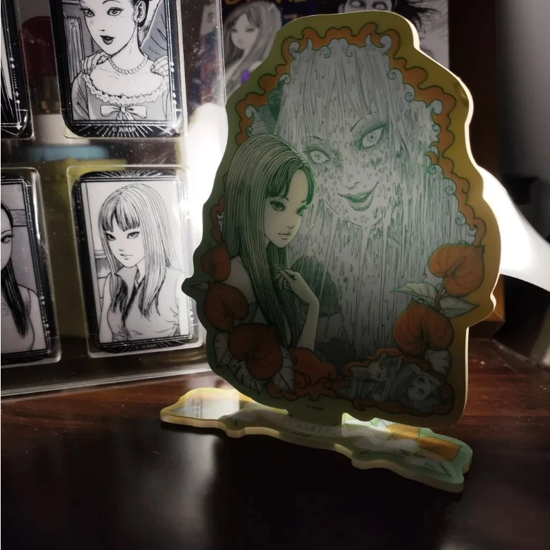 متوفر في المخزون الأصلي Nullset Junji Ito Tomie Kawakami الاكريليك ديكور شكلين زخرفة أنيمي تومي تحصيل مفاجأة Kawaii هدية #2