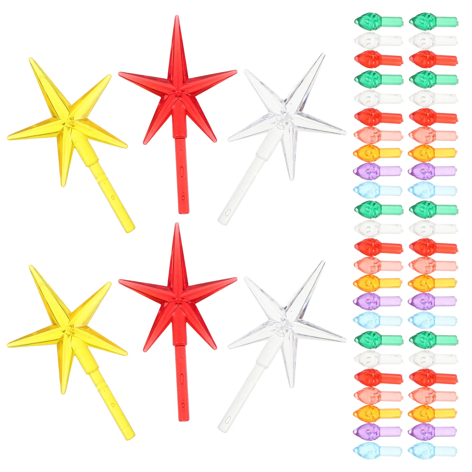 206Pcs Ceramic Christmas Tree Lights Festive Detailing Small Bulbs Ornaments for Warm Holiday Atmosphere At Home