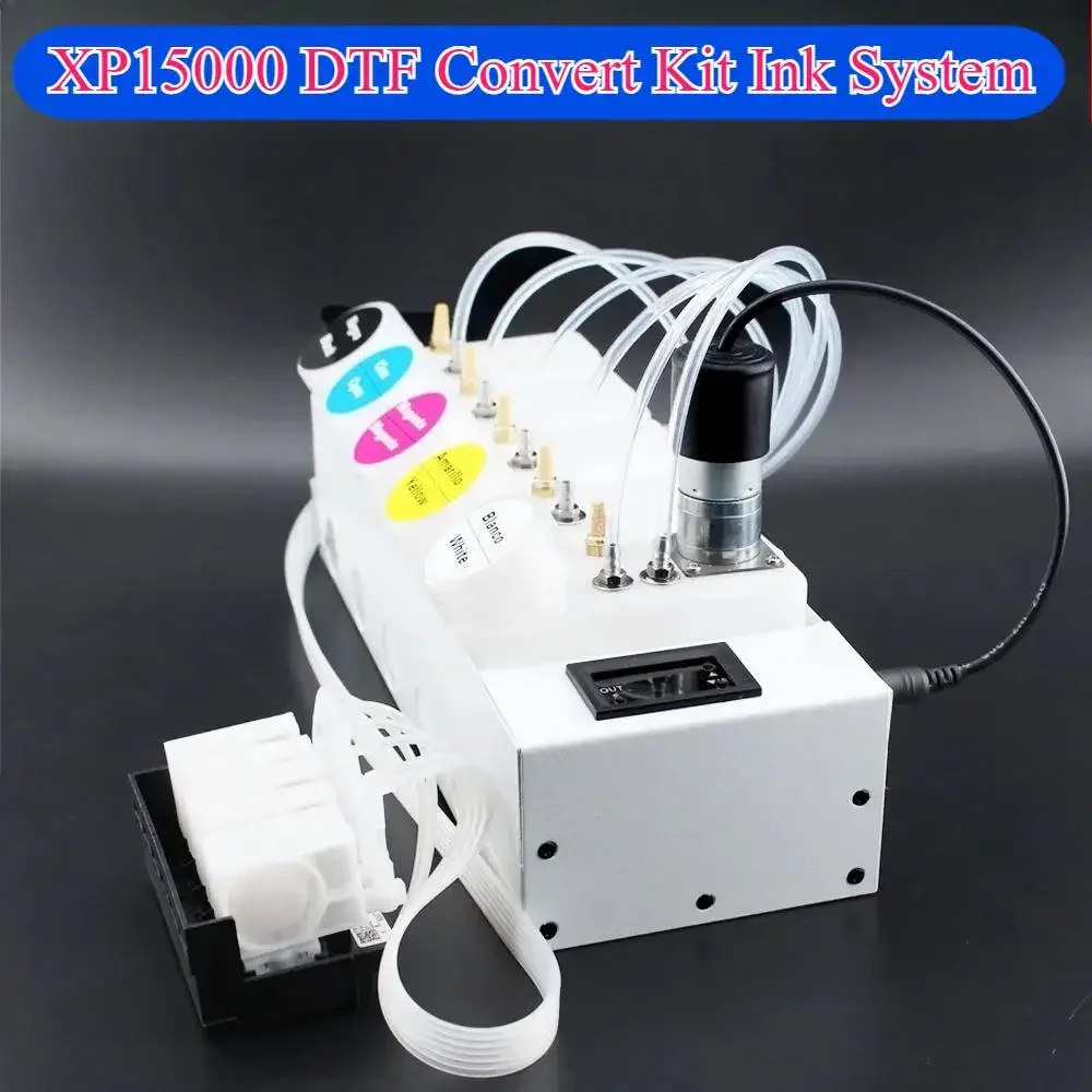 

XP-15000 Convert DTF Kit Ink System For Epson XP15000 White Ink Tank With Printhead Manifold Adaptor Ink Damper XP 15000 CISS