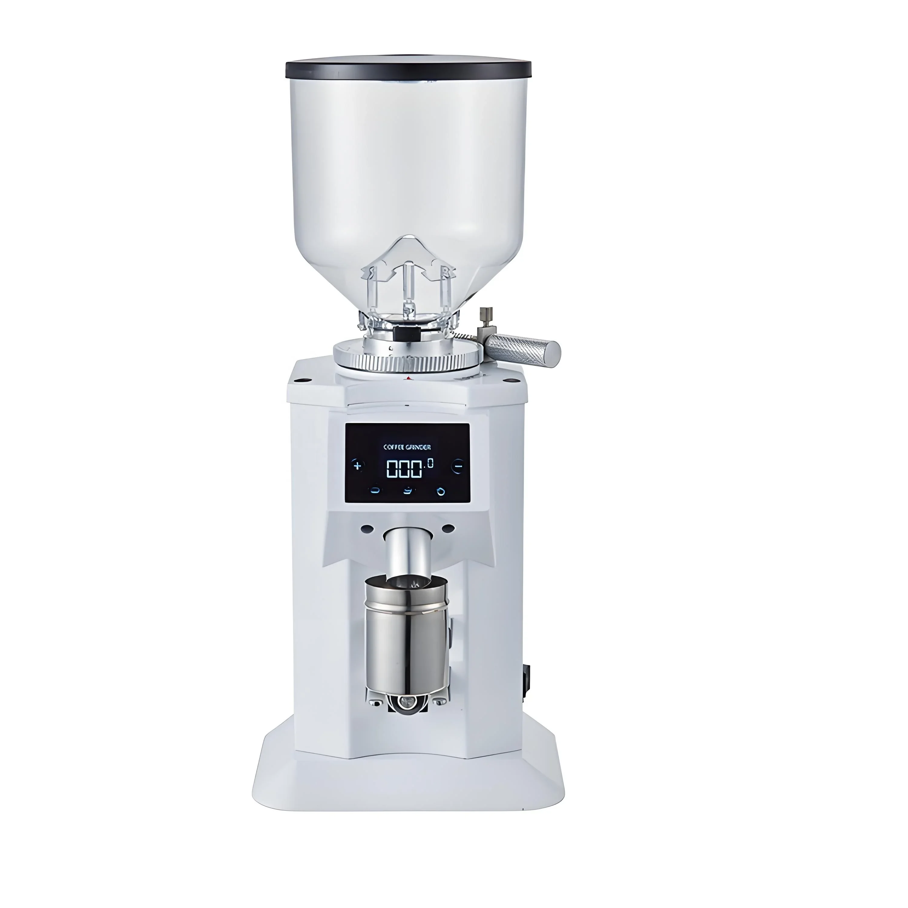 Professional Large Capacity Bean Hopper 74mm SUS420 Stainless Steel Grinder Mill Electric Coffee Bean Grinder