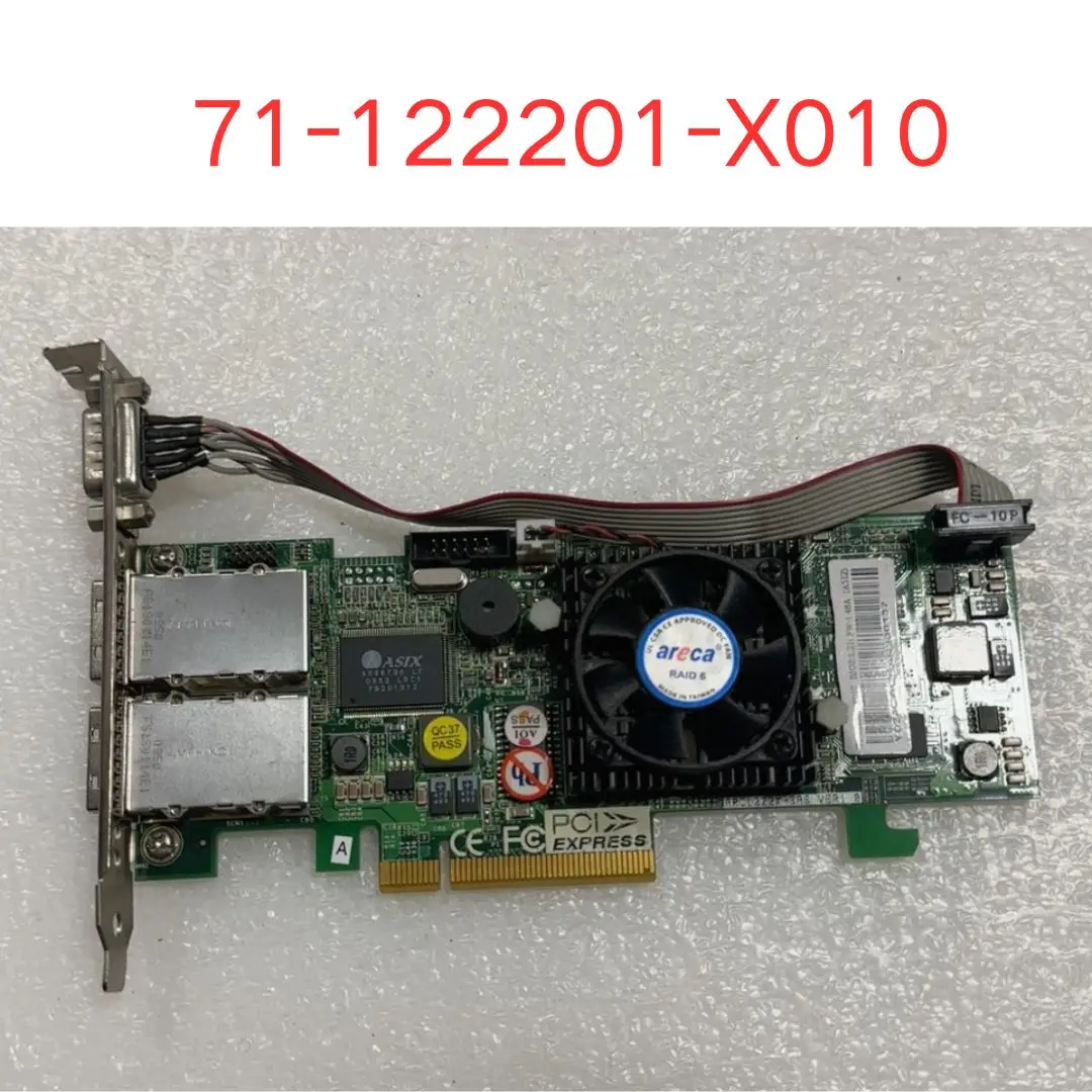 used 71-122201-X010 RAID Array Card ARC1222X-SAS test OK Fast shipping