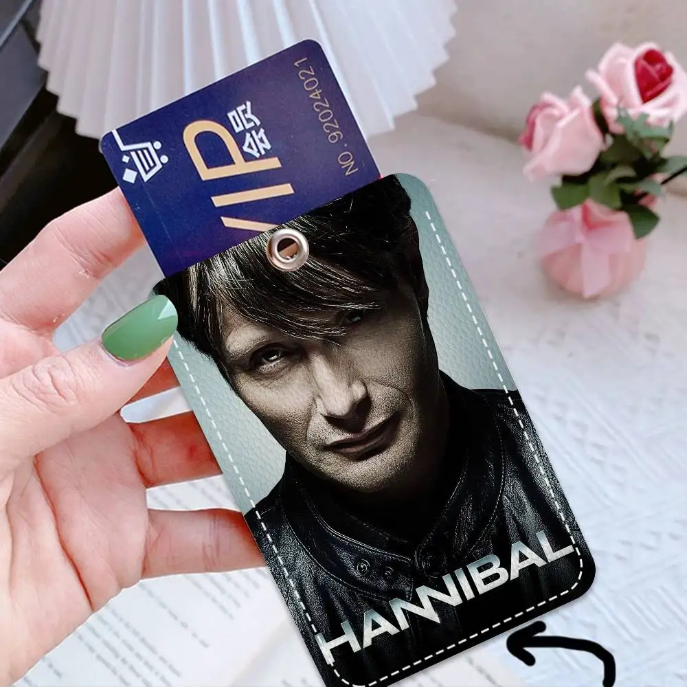 هانيبال فيلم مكتب التموين الرجال والنساء بطاقة الائتمان Keyrings بطاقة الطالب حامل بطاقة الهوية بطاقة حامل الاعتماد