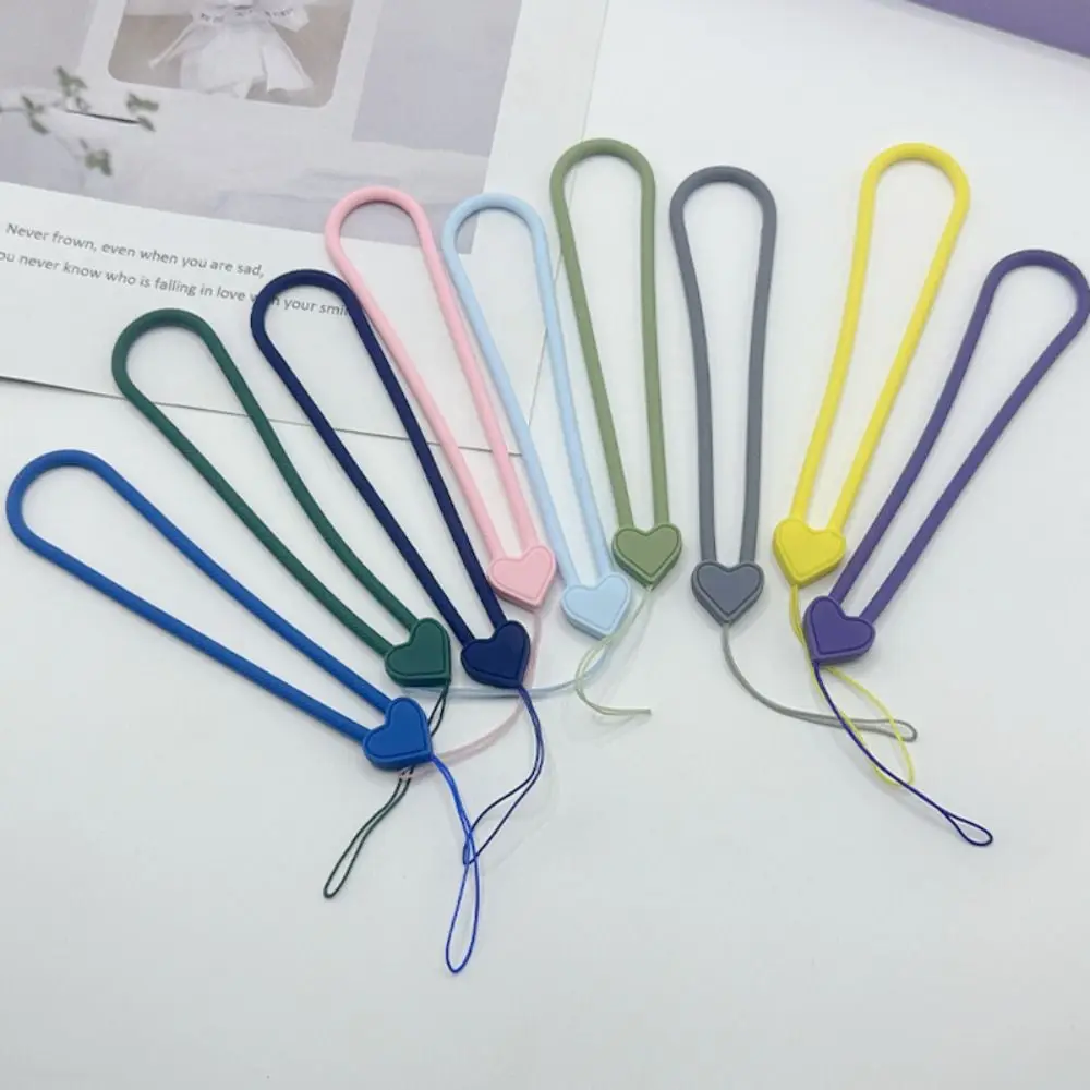 

Silicone Wrist Hand Strap Phone Lanyard Key Straps Mobile Phone Strap Pendant Short Rope Phone Hanging Rope For Mobile Phone