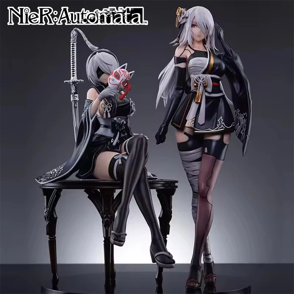 

17-22cm NieR:Automata Linkage Series Kimono Yorha Type 2B A2 PVC Amine Action Figure Model Collection Ornament Toy Gifts