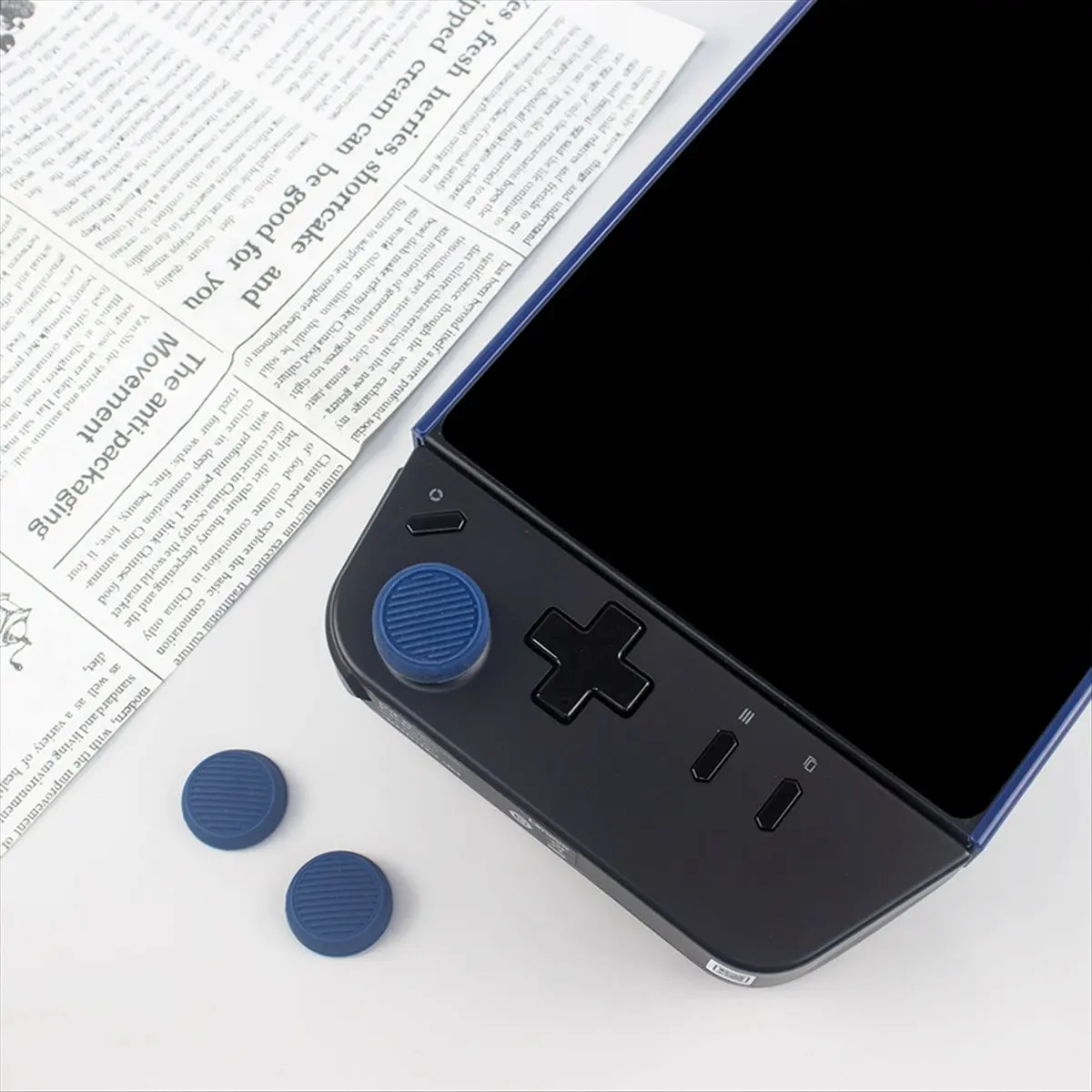 CANING- Capa protetora para Lenovo Legion GO Game Console Shell Manga com tampa oscilante Acessórios para console de jogos preto