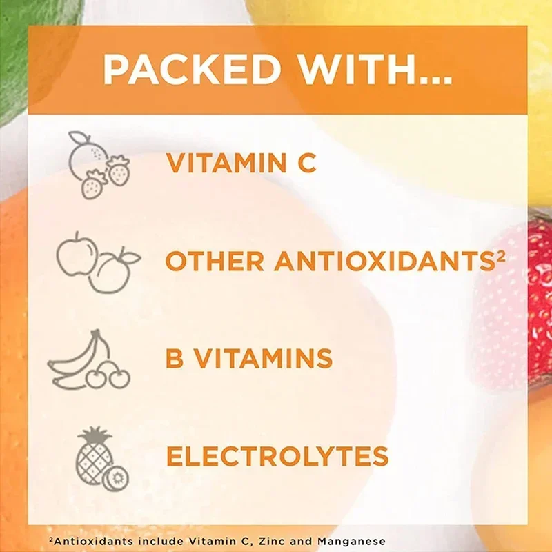 علكات فيتامين C - مضادات الأكسدة تدعم الجهاز المناعي والكولاجين، وتعزز الصحة العامة، وتجديد المغذيات