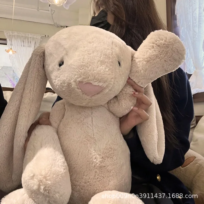 Giant Floppy Bunny Plush - Ultimate Cuddle Buddy for Sleep & Comfort, Big Stuffed Animal Birthday Gift for Girls
