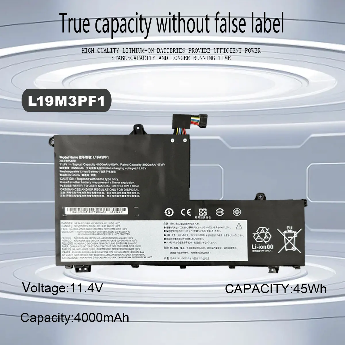 Imagem -02 - Dxt-bateria do Portátil L19m3pf1 L19c3pf1 para Lenovo Thinkbook 15-iml 14-il Série L19m3pf9 L19c3pf9 L19m3pf2 L19d3pf2 Novo