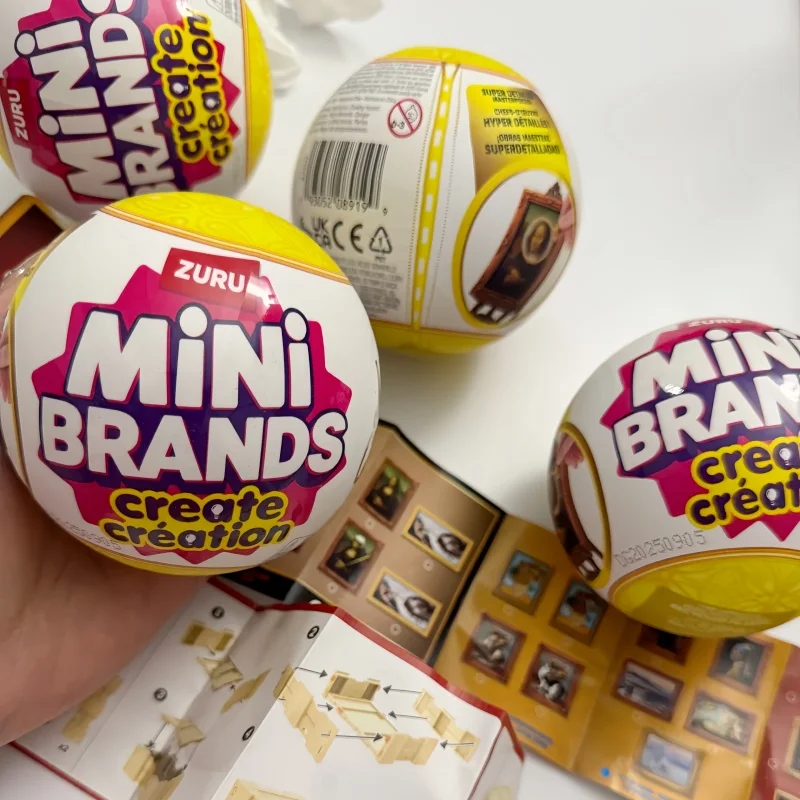 

New Zuru Mini Brands Create Mystery Blind Box Authentic Original Mini Art Toys Collectible Surprise Toy Gifts For Kids Art Fans