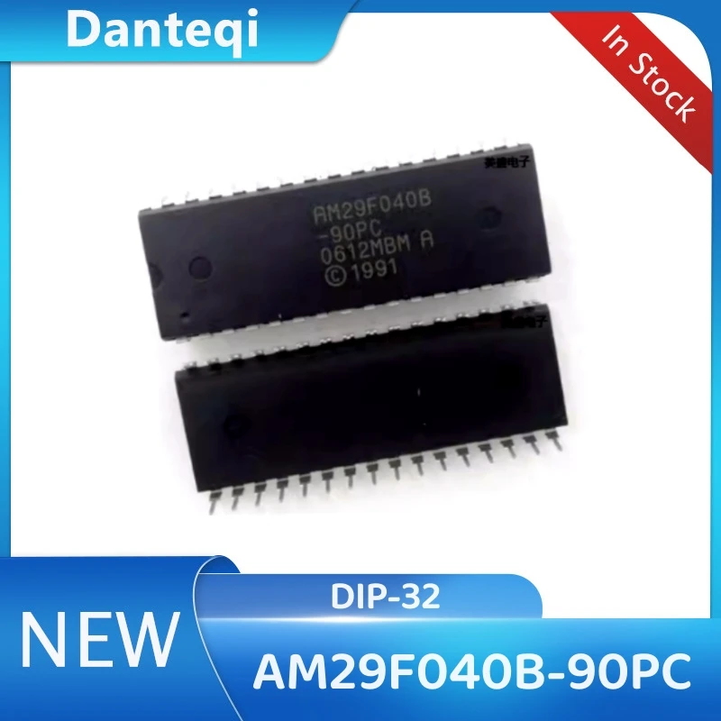 5PCS~10PCS/LOT AM29F040B-90PC DIP-32 AM29F040B AM29F040 DIP 29F040 29F040B DIP32 Chipset