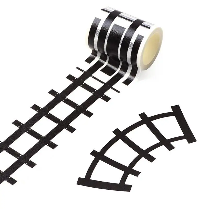 Track Tape Adhesive Tape Stickers Children Toys Train Track Sticker Roll For Cars Track Parent-child Interactive Game For Kids