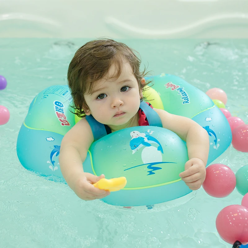 Baby Swimming Ring Inflatable Armpit Float Beach Kid Swimming Pool Accessories Circle Bathing Inflatable Toddler Rings Water Toy