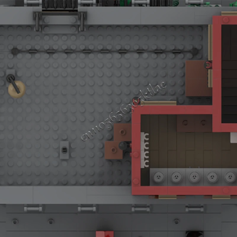 4245 PCS City Engineering Hells Cucina modulare MOC Personalizza blocchi modulari Design creativo Regalo di compleanno fai da te