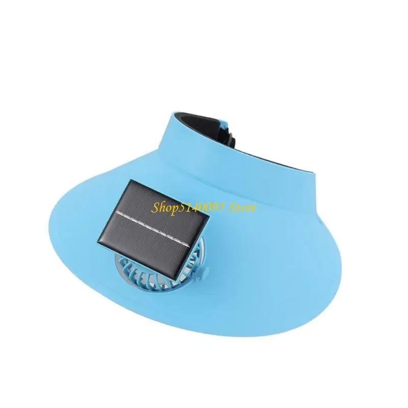 

DXAE Solar Powered Cooling Fan Hat with USB Charging Function Large Brims Hat For Camping Hiking Travel Essential