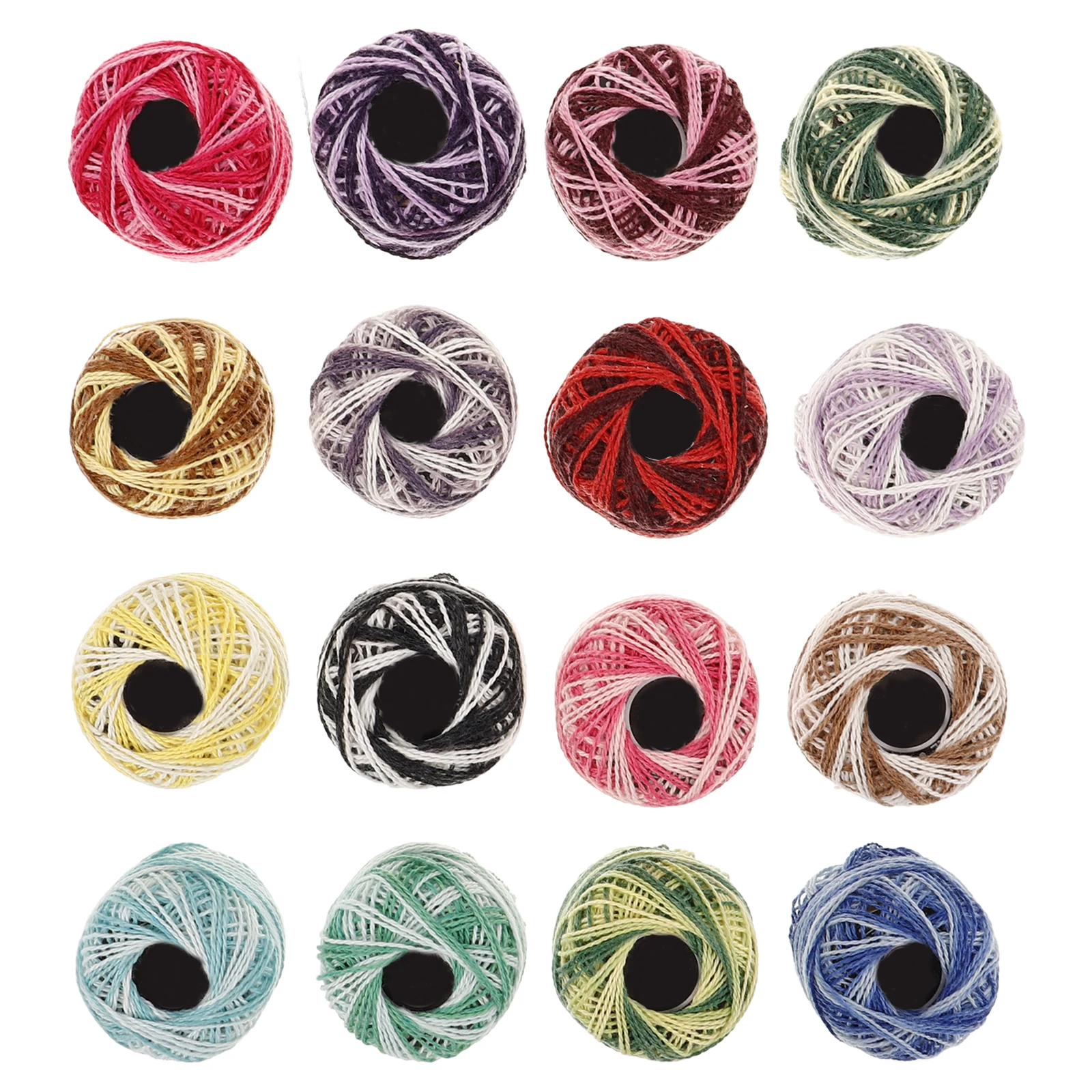 

Embroidery Thread Multi-Color Cotton Cross Stitch Line DIY Embroidery Yarn Craft Supplies for Home Gift Making