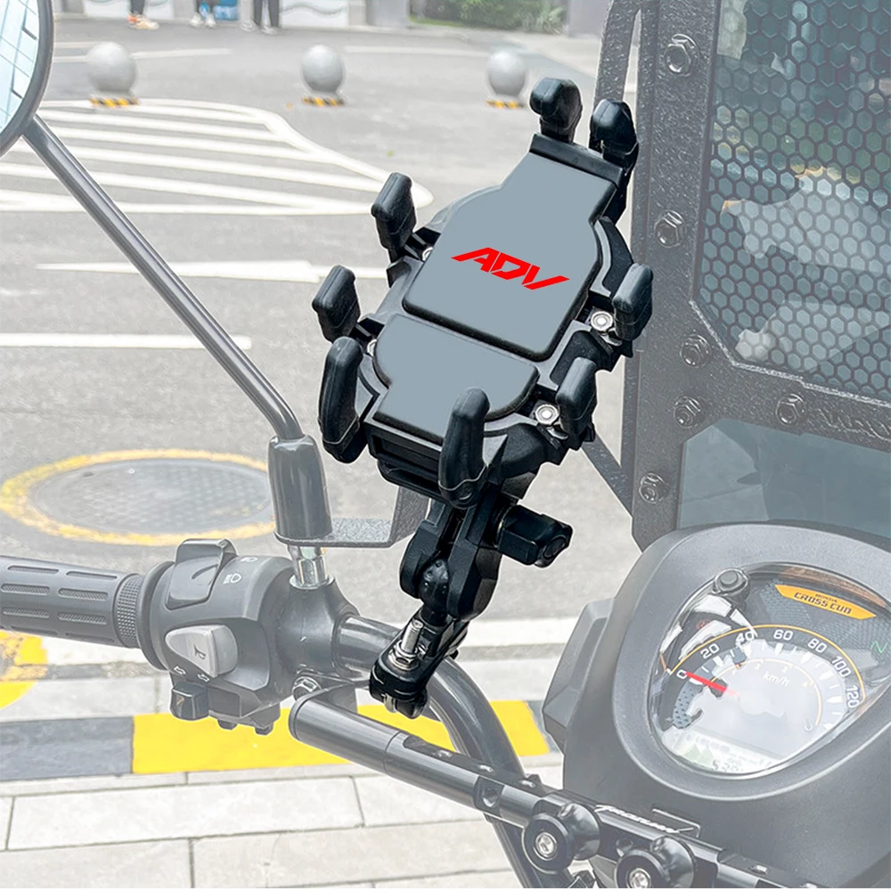 Upgrade Phone Holder Motorcycle 360° Adjustable Stand Shockproof For Honda ADV350 ADV ADV125 ADV750 125 750 350 xadv PCX125 150