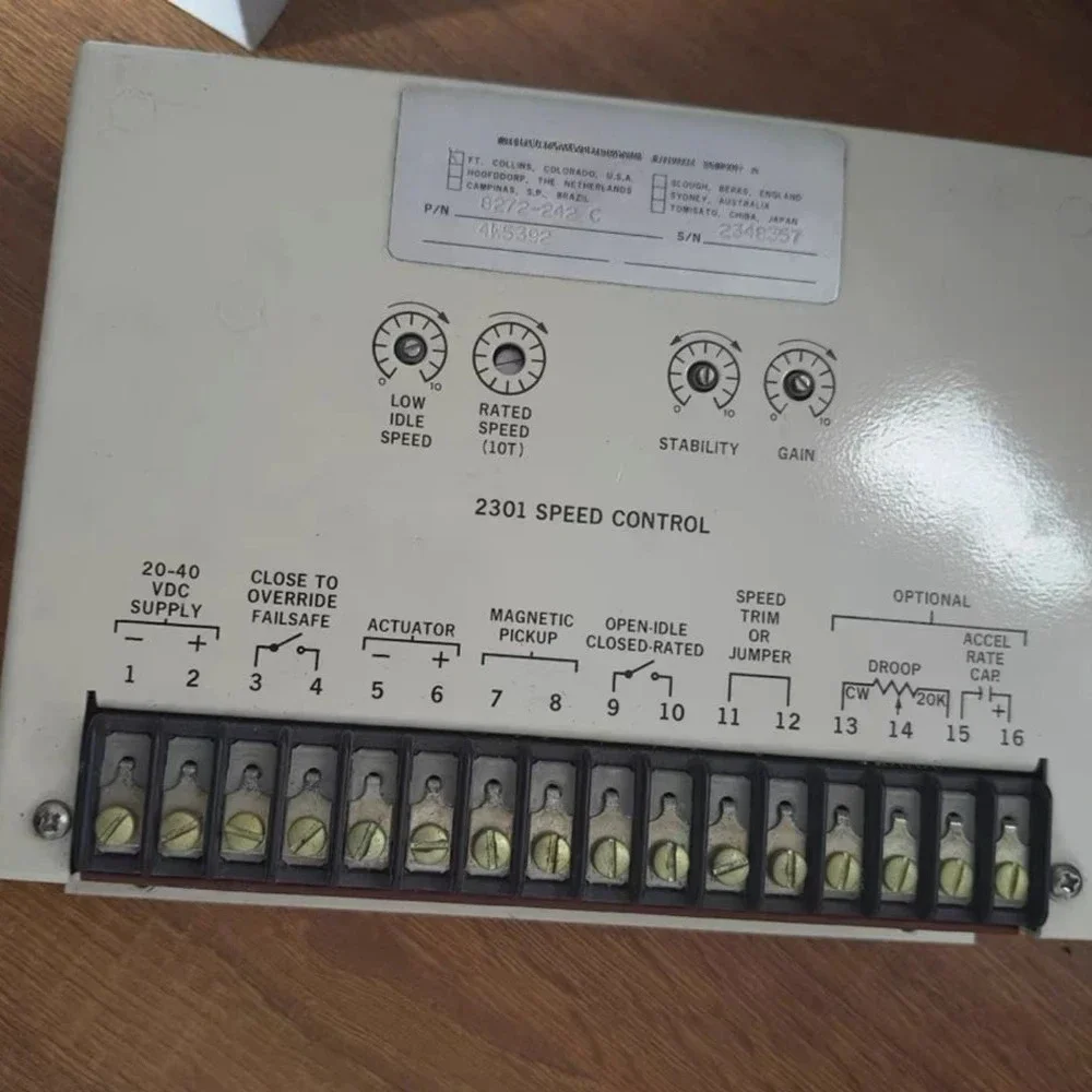 

2301 8272-242c Speed Control 2301 8272-242c Speed Control