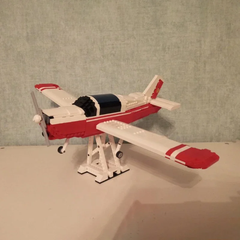 منتج جديد رائع MOC اللبنات العسكرية نموذج دوامة الطائرات MS-880 B التكنولوجيا وحدات لعبة أطفال لتقوم بها بنفسك الجمعية #3