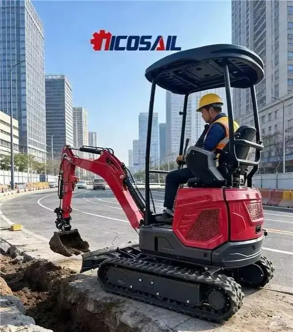 

1-ton hydraulic mini track excavator, 1.2-ton mini excavator, EPA/CE low-priced mini excavator for sale