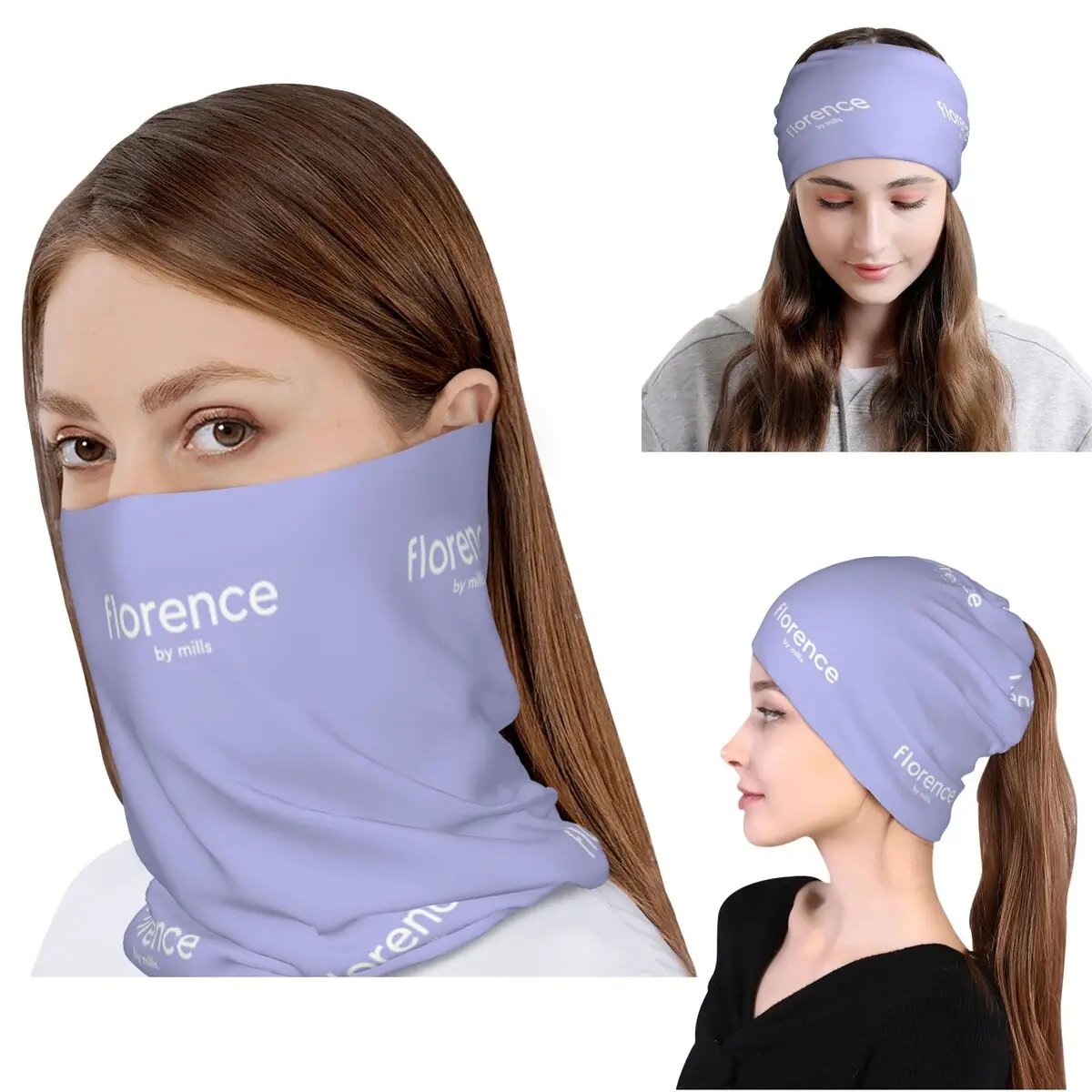 

Бандана Florence By Mills, многофункциональный волшебный шарф, повязка на голову, шапка-бини, унисекс, для взрослых, ветрозащитная.