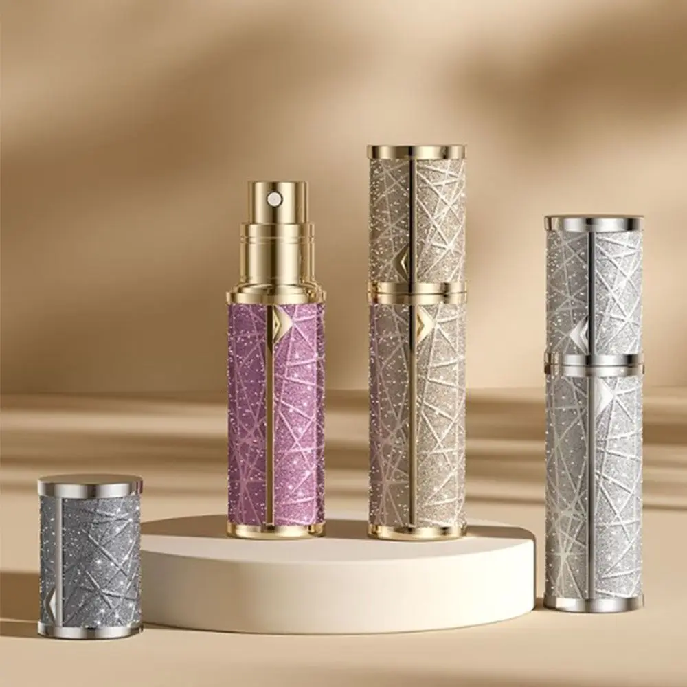 미세 분사 가죽 병 가죽 자동 펌핑 하단 충전 병 5ml 누수 방지 리필 가능 병