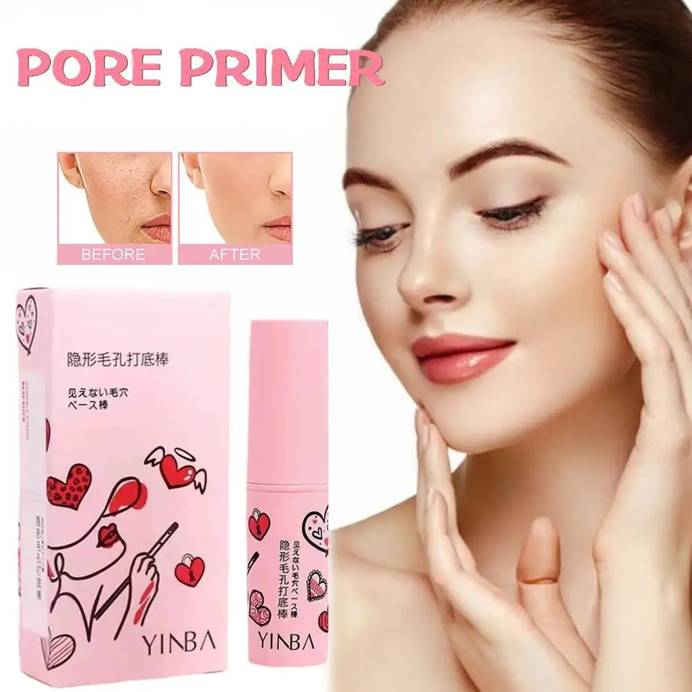 Porieprimer Onzichtbare Porie Primer Stick Make-Up Basis Basis Sticks Primer Make-Up Vervagen Gezicht Porie Cream Concealer R2g3