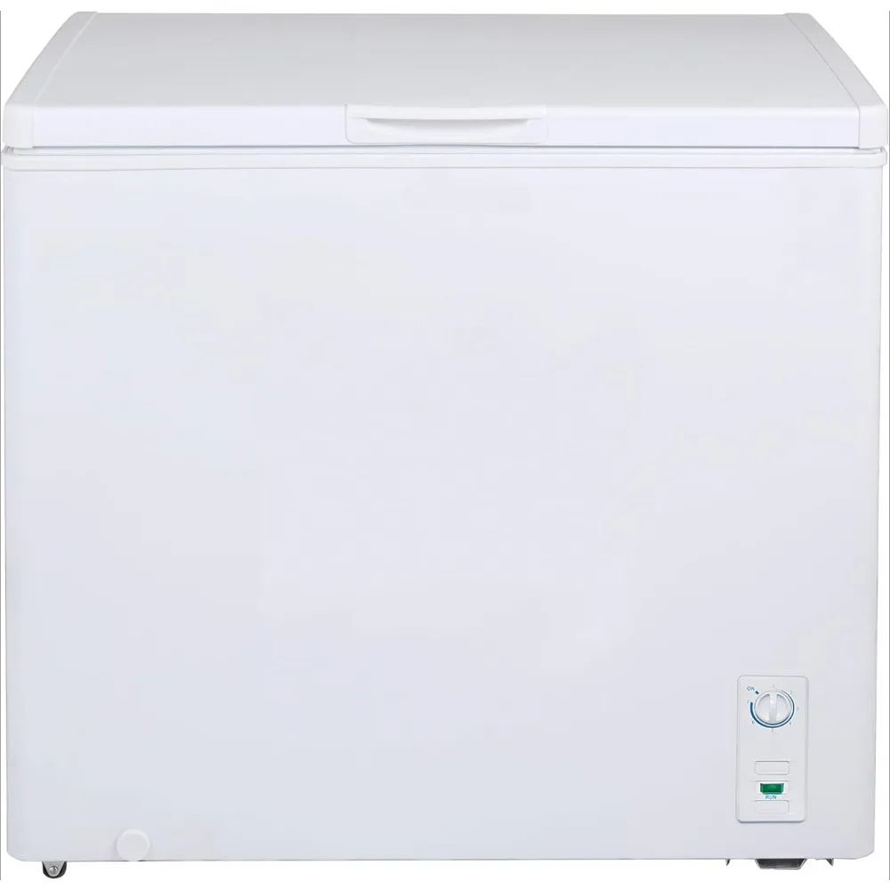 Chest Freezer 7.0 Cu Ft Deep Freezer Small Garage-Ready Freezer Manual Defrost Mini Box Freezer Space saving Garage Freezer