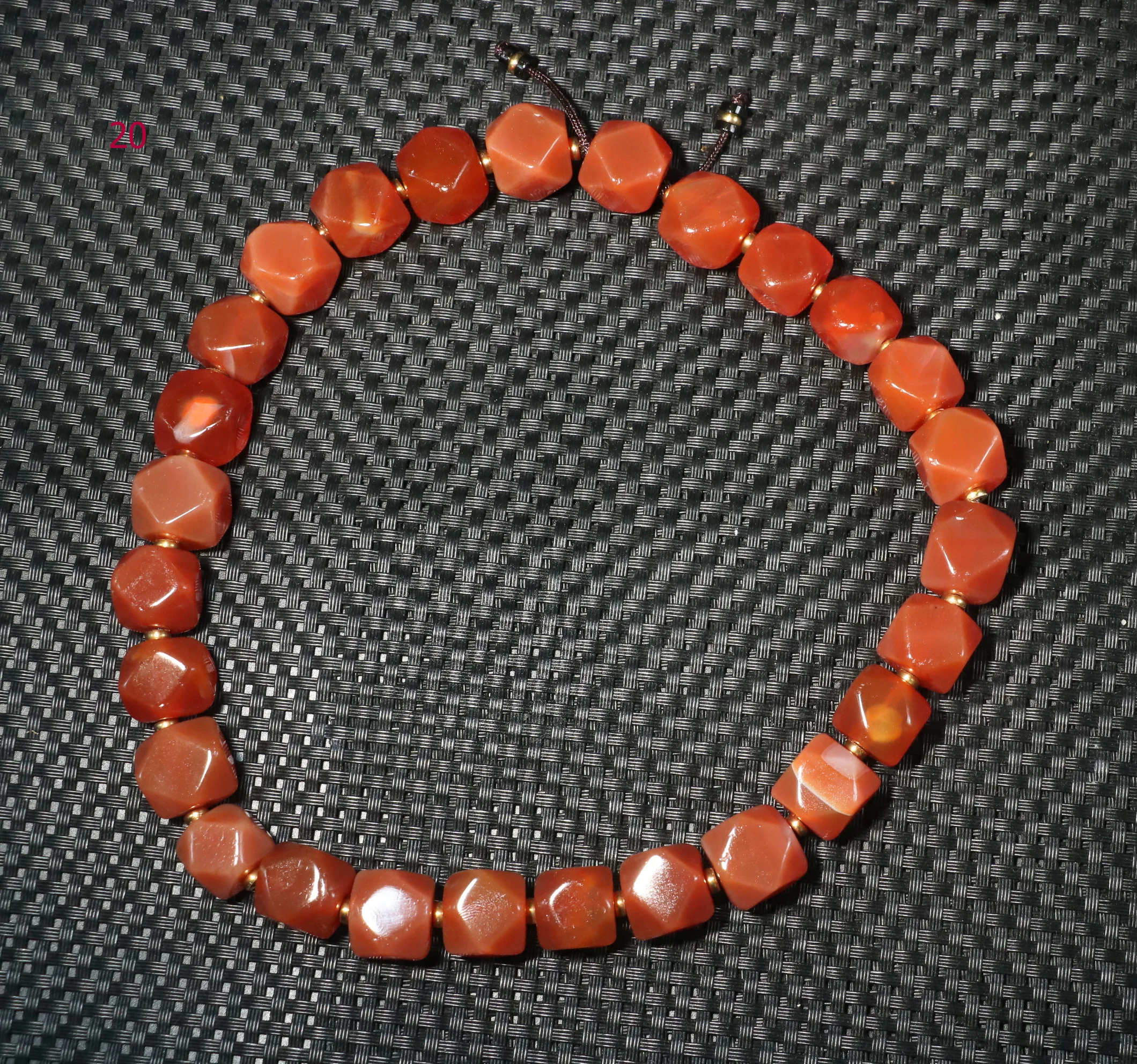 Cool Style  Energy Tibetan Old Agate Lama Prayer Strand Tang Many Views dZi Bead Amulet Lsks UPD210528A6b