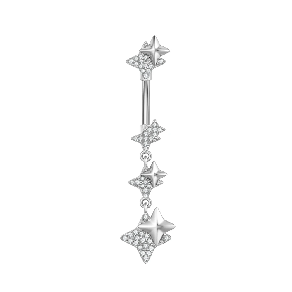 Chain Tassel Dangled Belly Piercing Ring, Gift