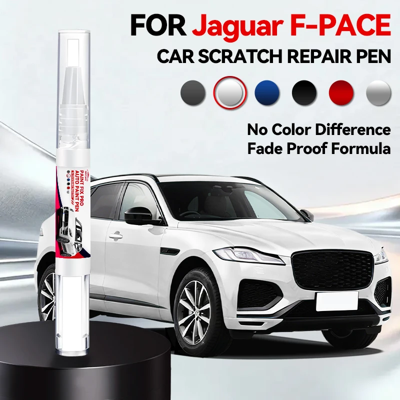 

Для Jaguar F-PACE 2015-2025 X761 X761L: Карандаш для ремонта краски, средство для удаления царапин, аксессуары для авто DIY, черный, белый, синий, серебристый