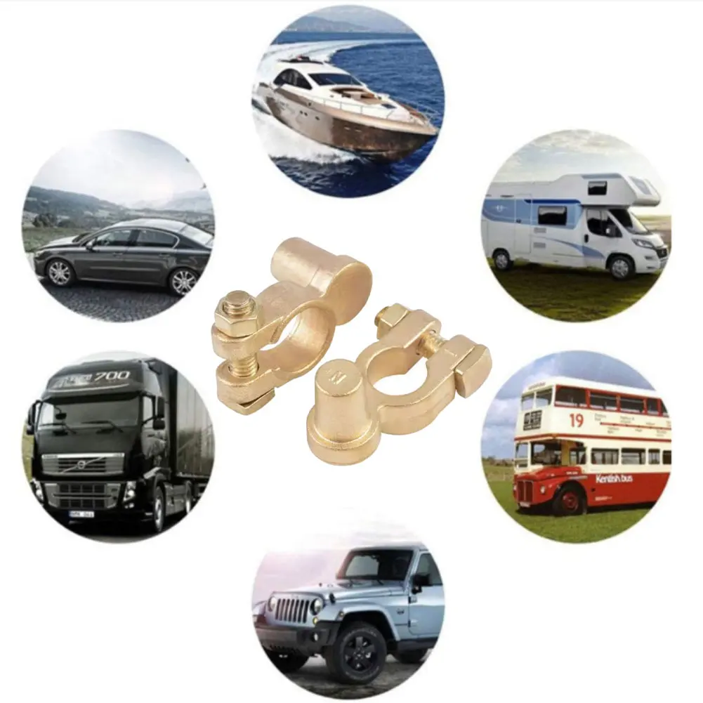 Vehicle Battery Terminals As Shown In The Figure Brass Battery Terminals Easy Installation Exceptional Strength