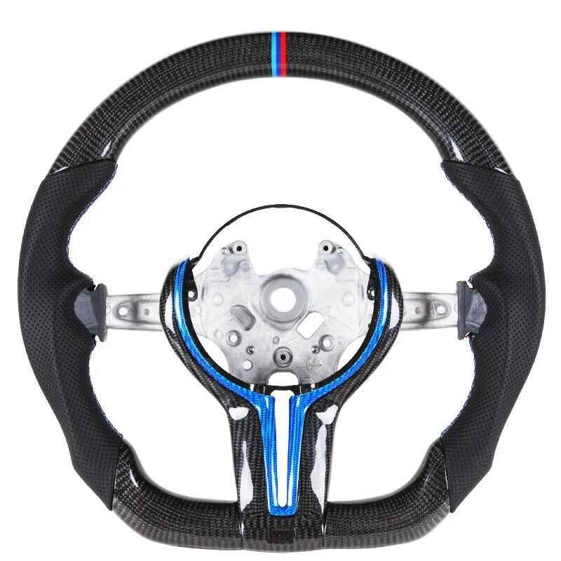 Factory Supply Carbon Fiber Steering Wheel M Performance Fit For BMW F30 F31 F34 F35 F80 M3 3 Series Customized Steering Wheel