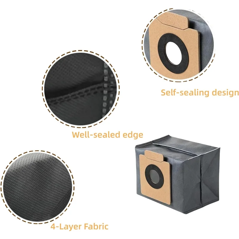 WHYY-para Eufy X10 Pro Omni piezas de repuesto accesorios rodillo Cepillo Lateral filtro paño de mopa bolsas de polvo