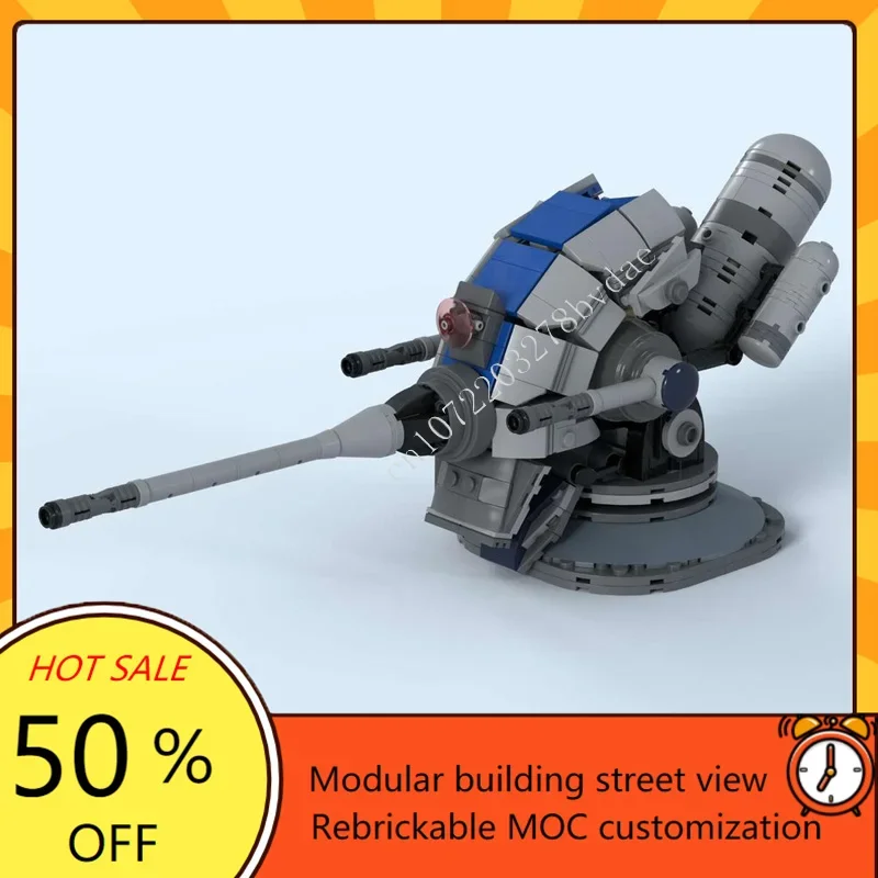 

473 шт. CIS тяжелая анти-самолетная турель, космическая война, военный MOC, космический корабль, боевая головоломка на заказ, сделай сам, образовательная сборка, игрушка в подарок