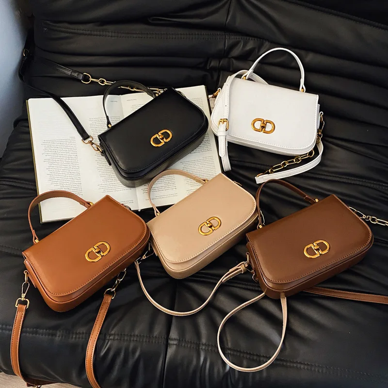 

Элегантная женская сумка через плечо в стиле ретро, новинка 2023 года, роскошная сумка через плечо из вощеной кожи, модная седельная сумка на все случаи жизни