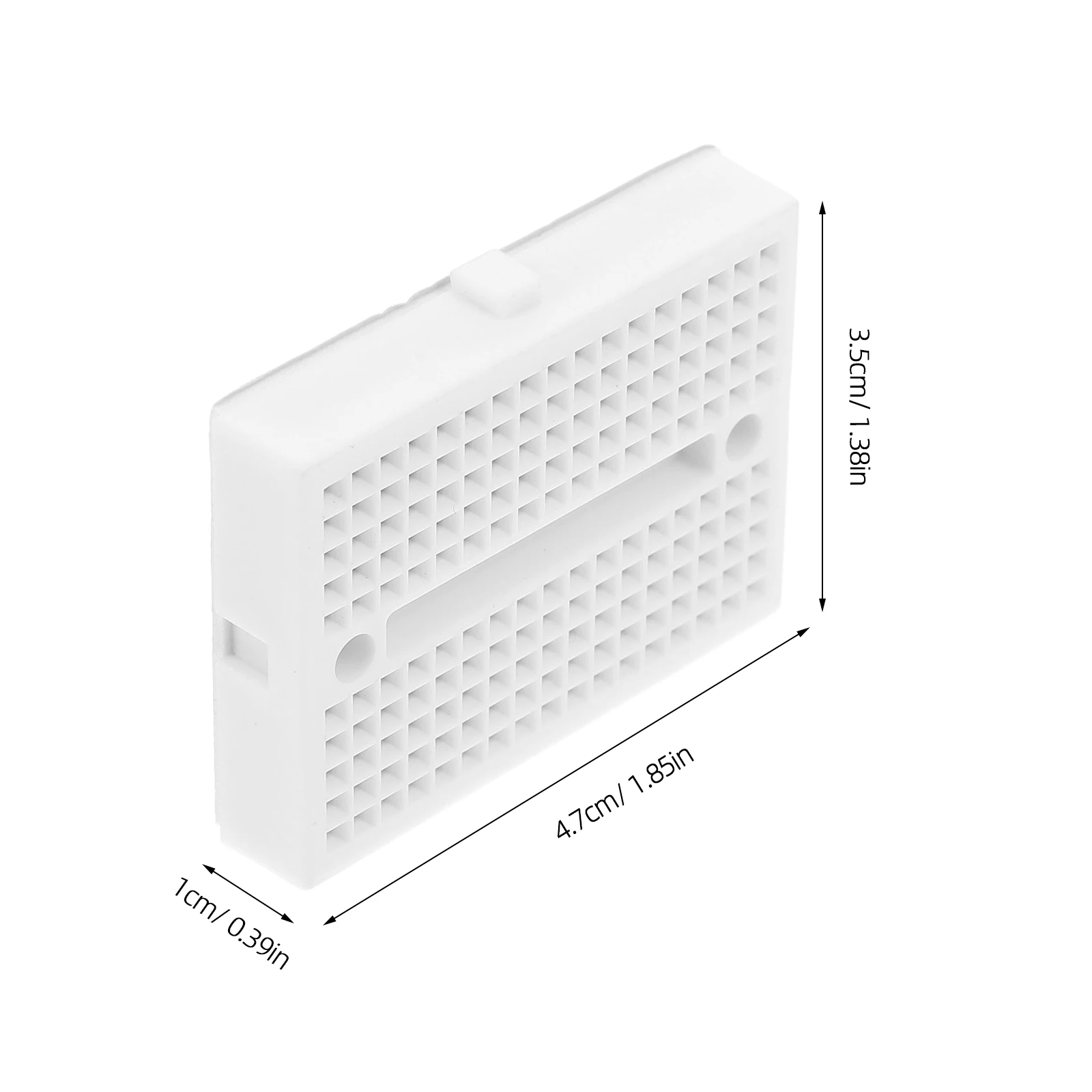 

6pcs Mini Breadboards Experimental Experiment Bread Board Circuit Boards for Small Projects Solderless Interlocking Long Use