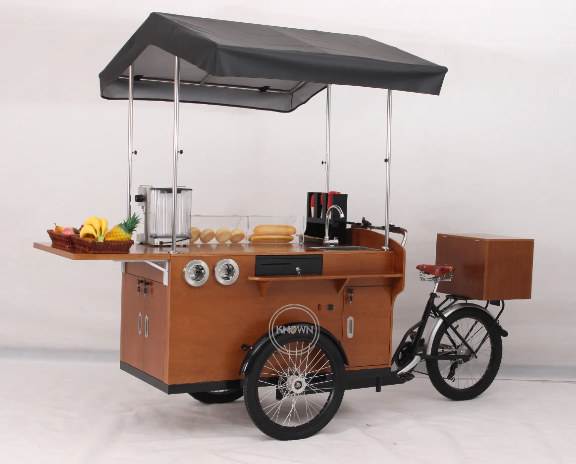 Electric Adult Freight Truck Basket Truck with 3 Wheels Open Cafe Truck