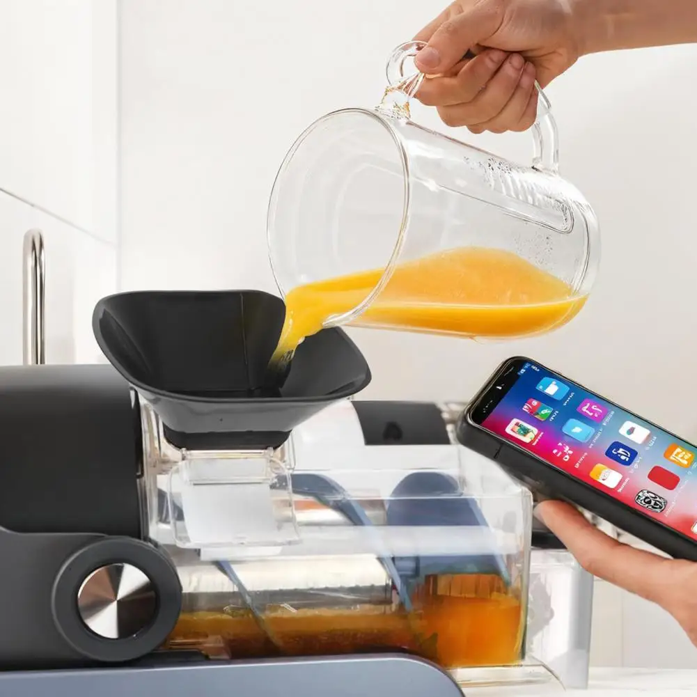 1/2 قطعة غطاء تدفق مضاد للرذاذ لآلة نينجا سلوشي FS301 FS300 غطاء دليل سائل بلاستيكي ملحقات آلة صانع السلوشي #2