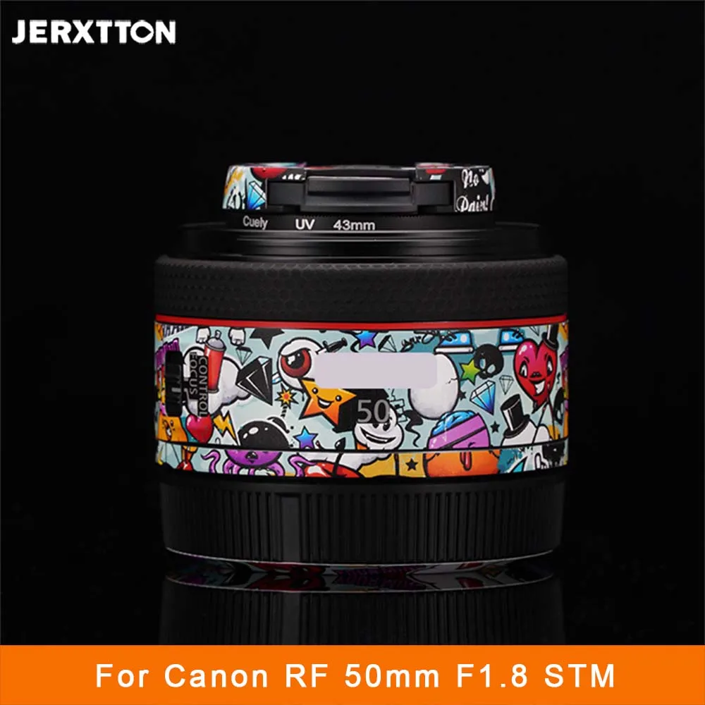 

50 1,8 наклейка на объектив камеры для Canon RF 50 мм F1,8 STM макропальто обертывает пленку защитная виниловая наклейка кожа