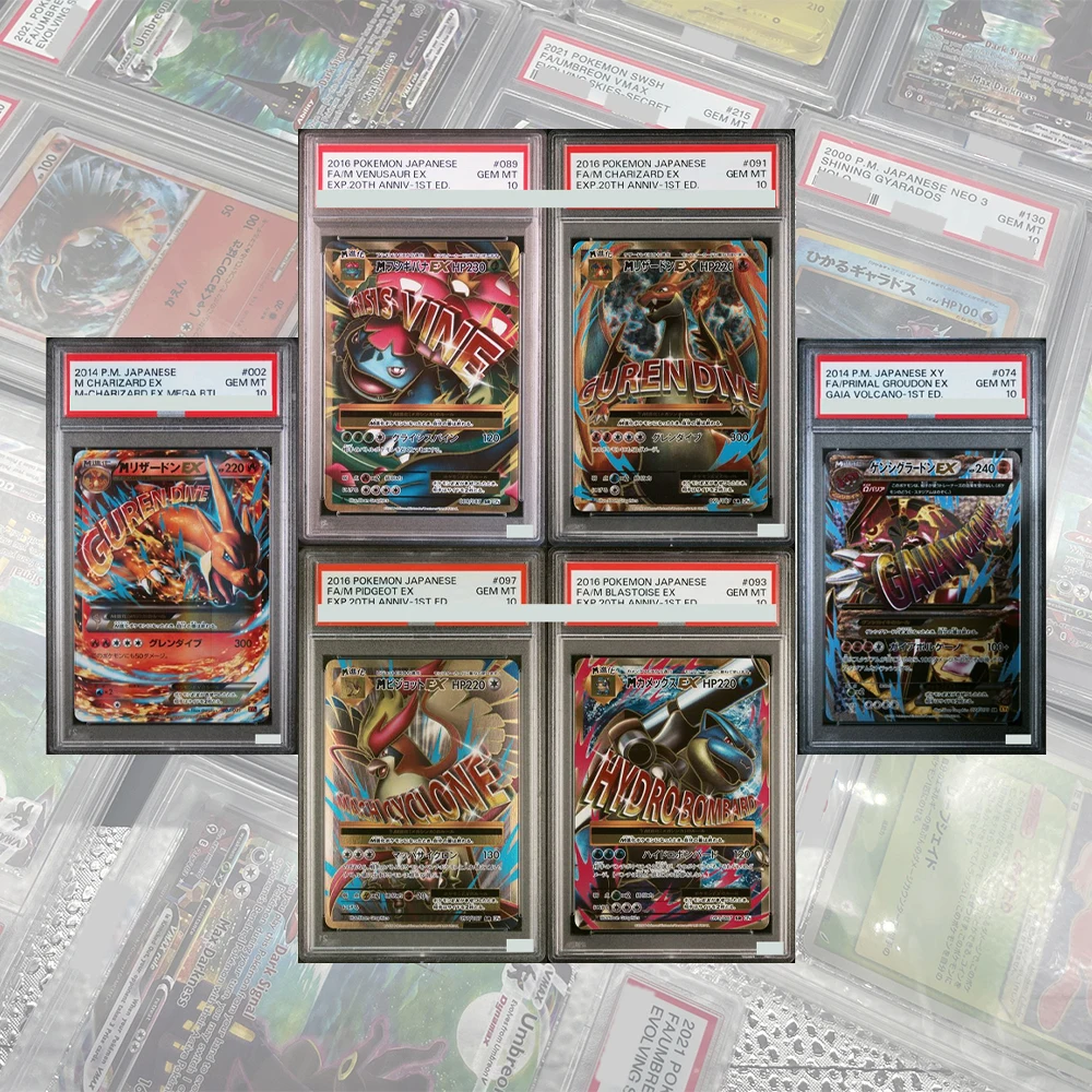 

2016 JAPANESE EXPANSION 20TH ANV 1ST ED #089 DIY Proxy PTCG Graded Collection Card VENUSAUR CHARIZARD FA EX Child Gifts