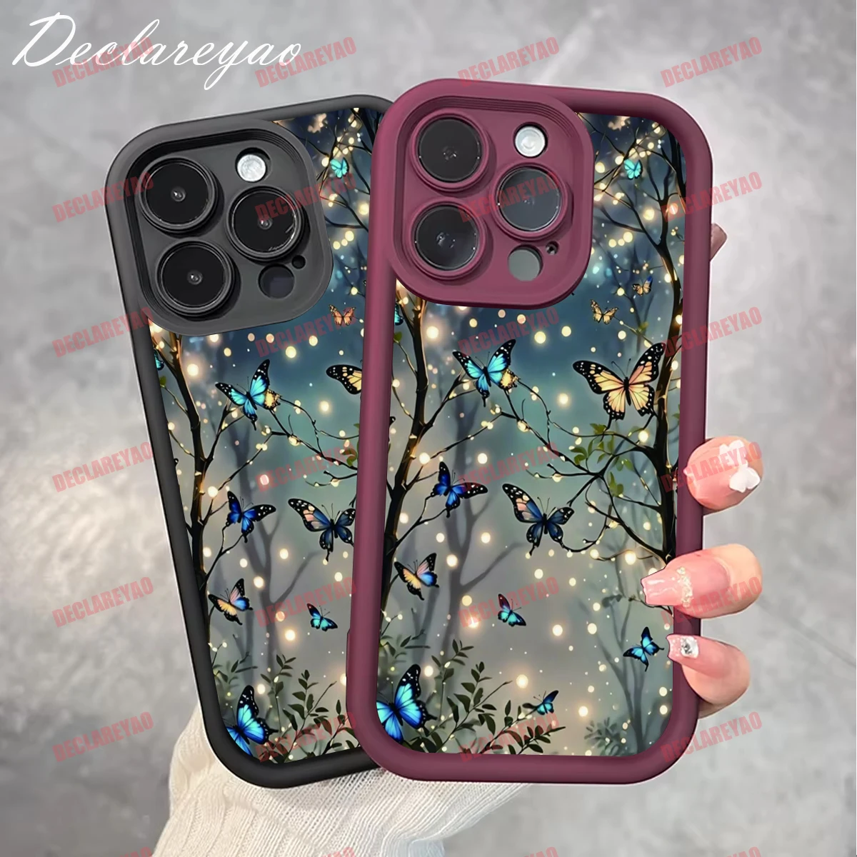 DECLAREYAO ماتي بولي يوريثان لينة خفيفة سليم حالات ل Redmi 10 9AT NFC 11A 11T 9T Po 7 9A 8 Plus 13 K20 A2 9C A1 يغطي حافظة للصدمات